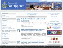 Tablet Screenshot of comune.santippolito.pu.it